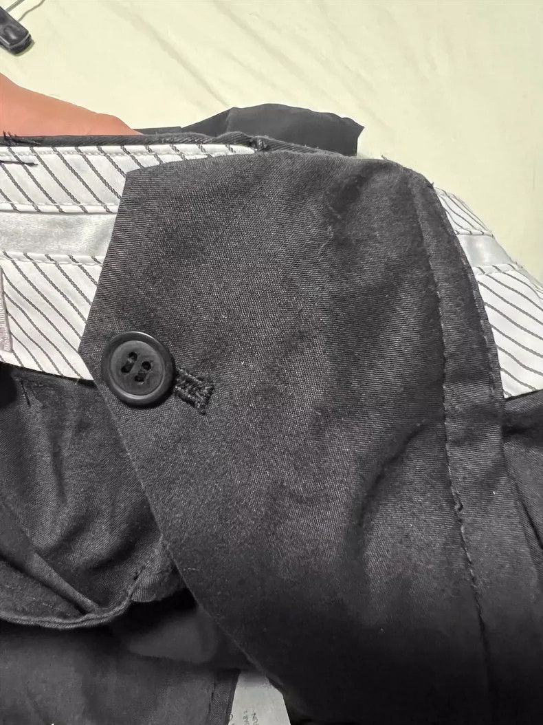 Calvin Klein 205W39NYC Calvin Klein Black Business Casual Trousers Size US 29 - 4 Thumbnail