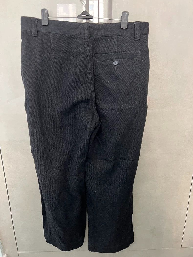 Emporio Armani Croquis Men's Casual Black Pants with Pleats Size US 40 / EU 56 - 2 Thumbnail
