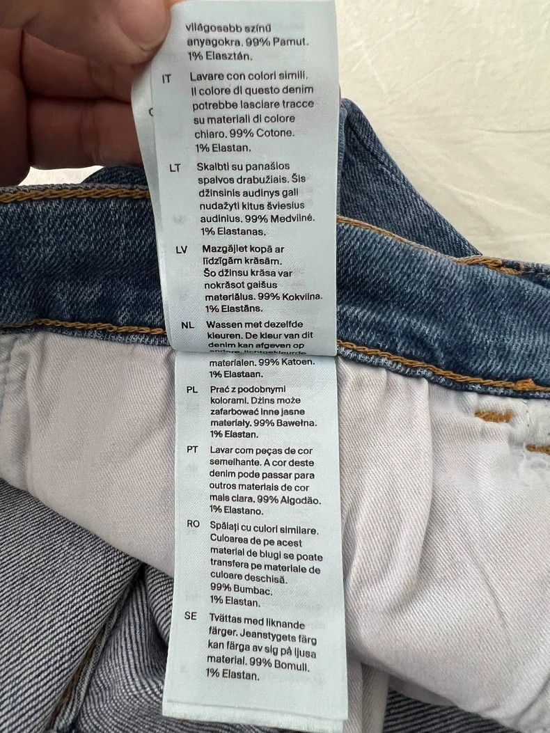 H&M Men's Comfortable Casual Denim Pants Size US 30 / EU 46 - 7 Thumbnail