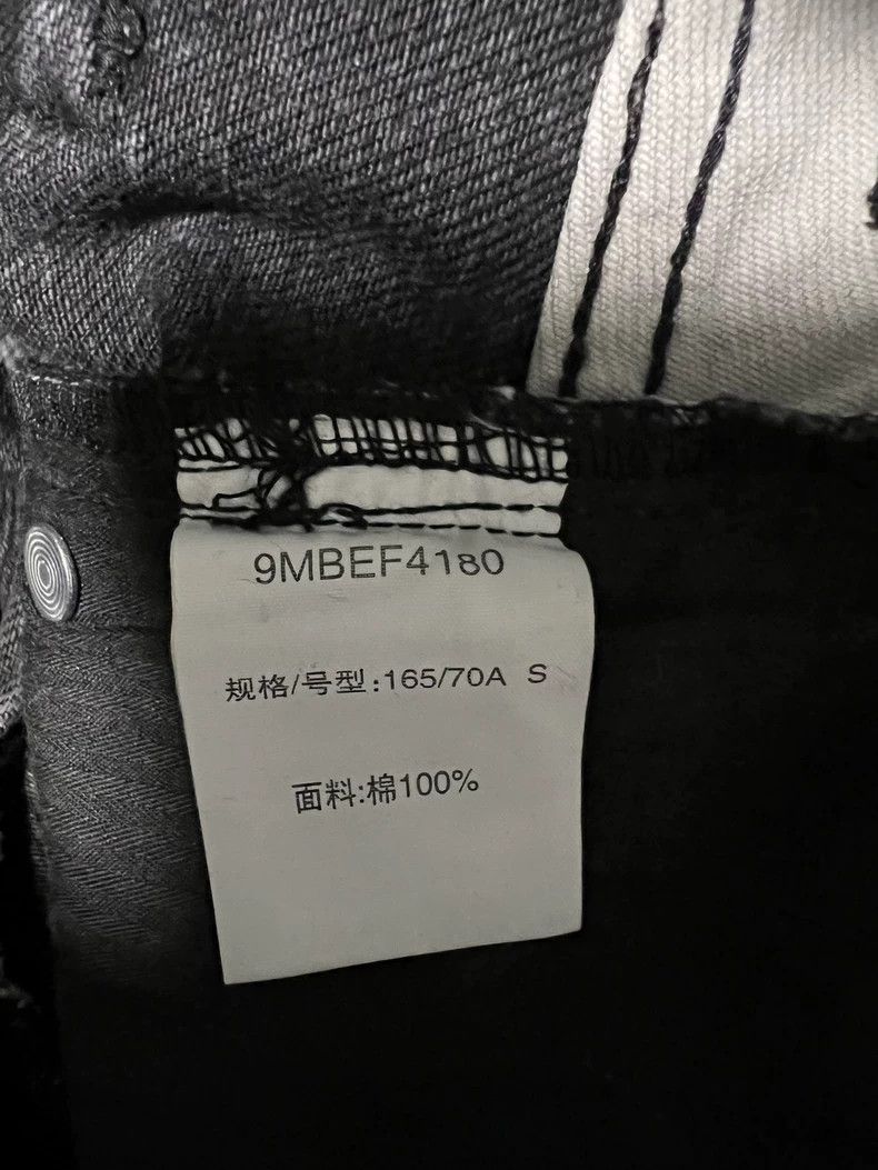 Croquis Black Straight Leg Men's Jeans Size US 28 / EU 44 - 6 Thumbnail