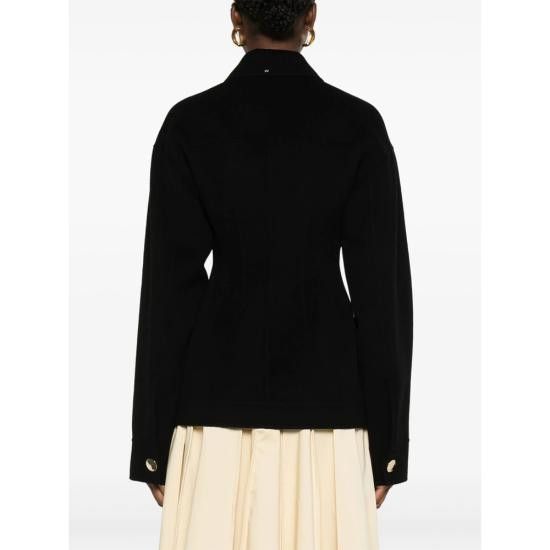 Sportmax SPORTMAX Women Jackets EGEO 747 013 BLACK Size M / US 6-8 / IT 42-44 - 2 Thumbnail