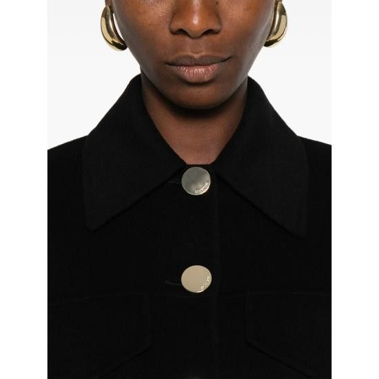 Sportmax SPORTMAX Women Jackets EGEO 747 013 BLACK Size M / US 6-8 / IT 42-44 - 3 Thumbnail