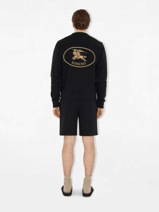 Burberry BURBERRY Men Hoodies 8111026 A1189 BLACK Size US L / EU 52-54 / 3 - 3 Thumbnail