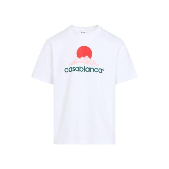 Casablanca CASABLANCA Men T-Shirts MPF25 JTS 001 03 CASABLANCA MONTAGNE White Size US L / EU 52-54 / 3 - 2 Thumbnail