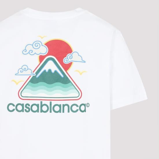 Casablanca CASABLANCA Men T-Shirts MPF25 JTS 001 04 MONTAGNE ONDULEE White Size US M / EU 48-50 / 2 - 5 Thumbnail