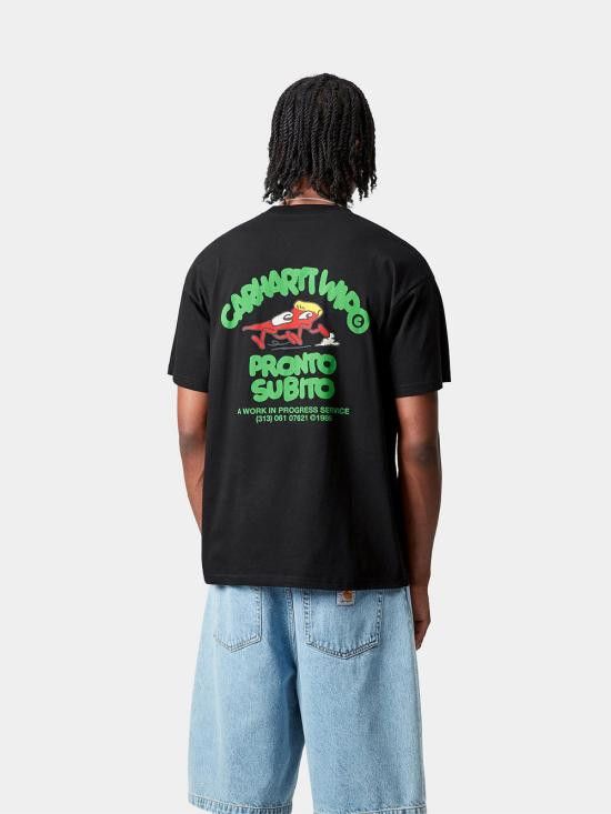 Tシャツ・カットソー CARHARTT WIP Men T-shirt Black I035195 89XX carhartt-wip-s-s-helix-t-shirt.jpg