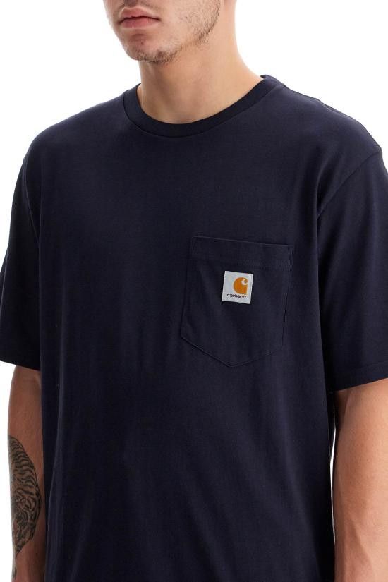 Carhartt Wip CARHARTT WIP Men T-Shirts I030434 1C XX Blue Size US L / EU 52-54 / 3 - 4 Thumbnail