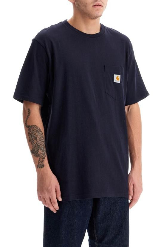 Carhartt Wip CARHARTT WIP Men T-Shirts I030434 1C XX Blue Size US XL / EU 56 / 4 - 2 Thumbnail