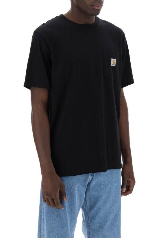 Carhartt Wip CARHARTT WIP Men T-Shirts I030434 89 XX Black Size US L / EU 52-54 / 3 - 2 Thumbnail