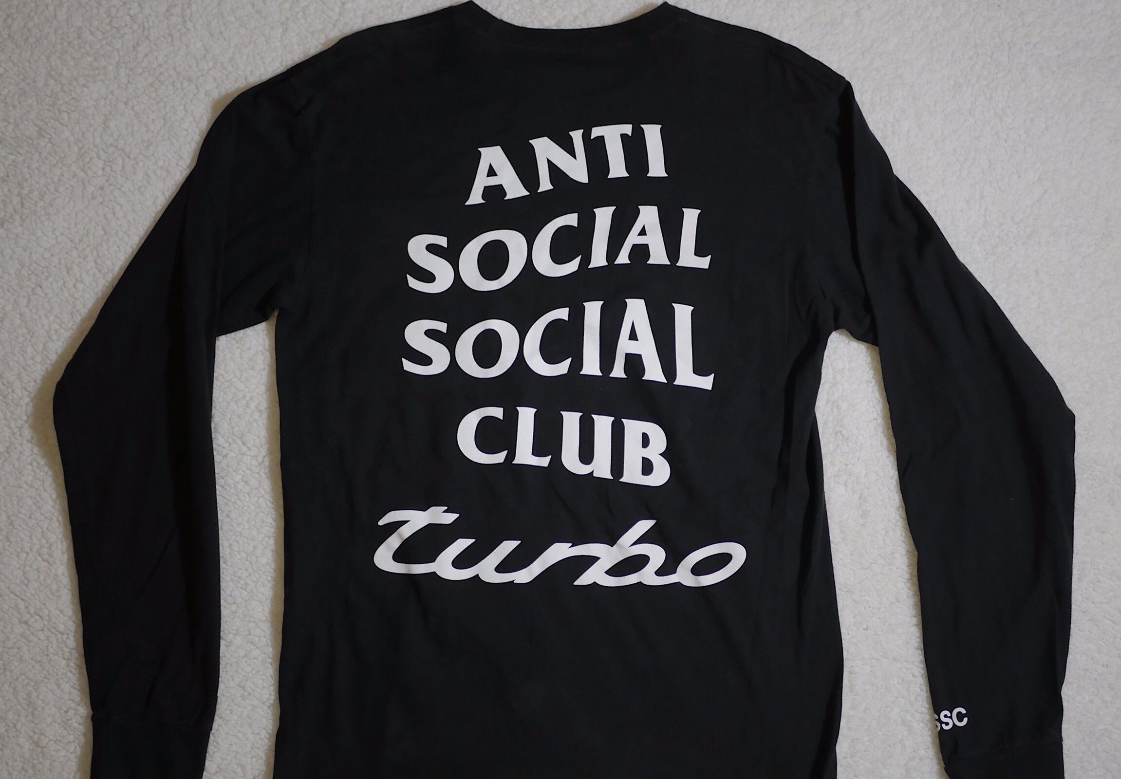 Neighborhood Anti Social Social Club x Neighborhood Black 911 Long Sleeve  Tee | Grailed