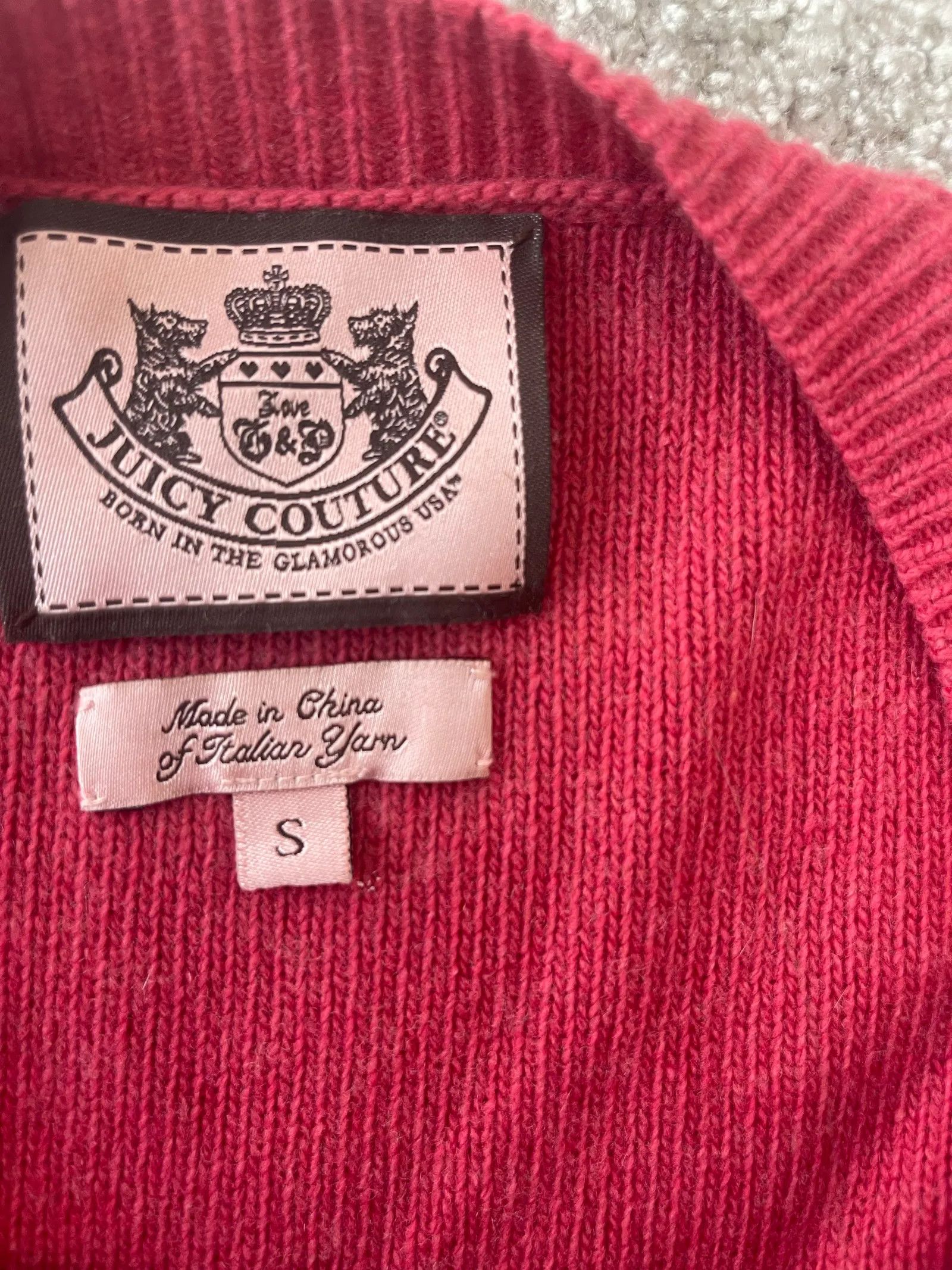 Juicy Couture Juicy Couture Cardigan Size S / US 4 / IT 40 - 2 Thumbnail