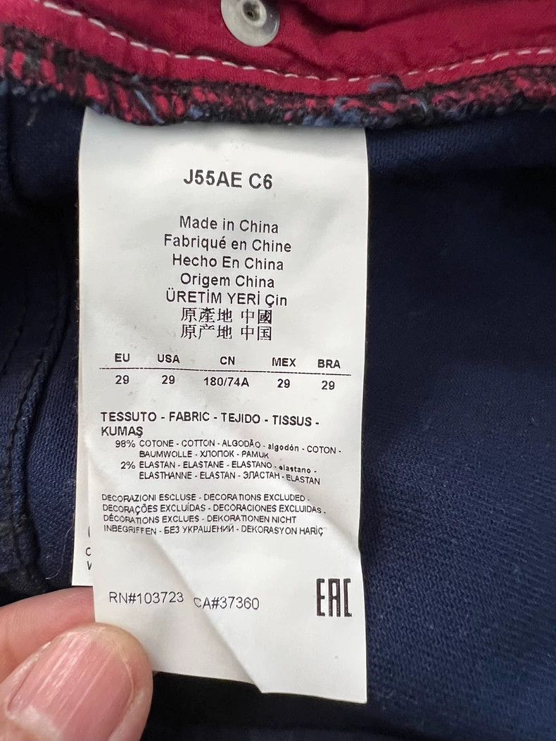 Emporio Armani Armani Navy Blue Denim Jeans for Men Size US 29 - 7 Thumbnail
