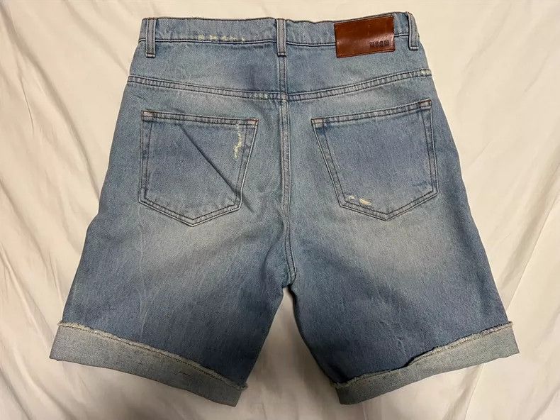 MSGM Men's Casual Distressed Denim Shorts Size US 38 / EU 54 - 2 Thumbnail