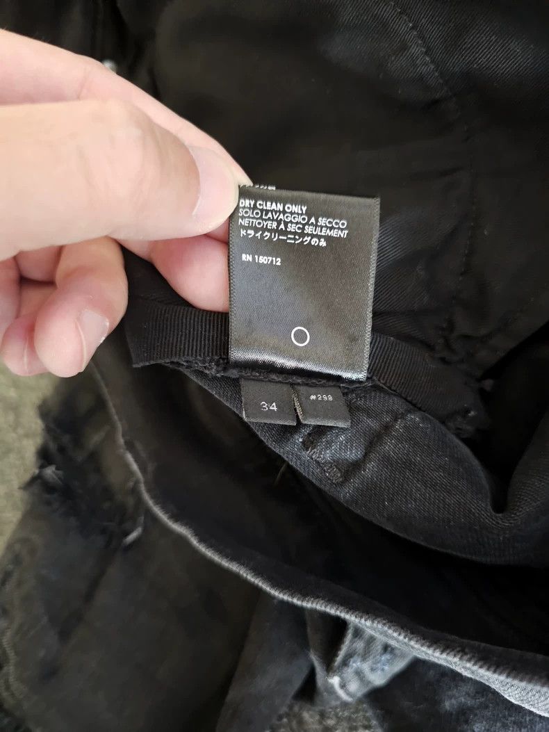 Amiri Amiri MX1 Ripped Black Denim Jeans Size US 34 / EU 50 - 7 Thumbnail