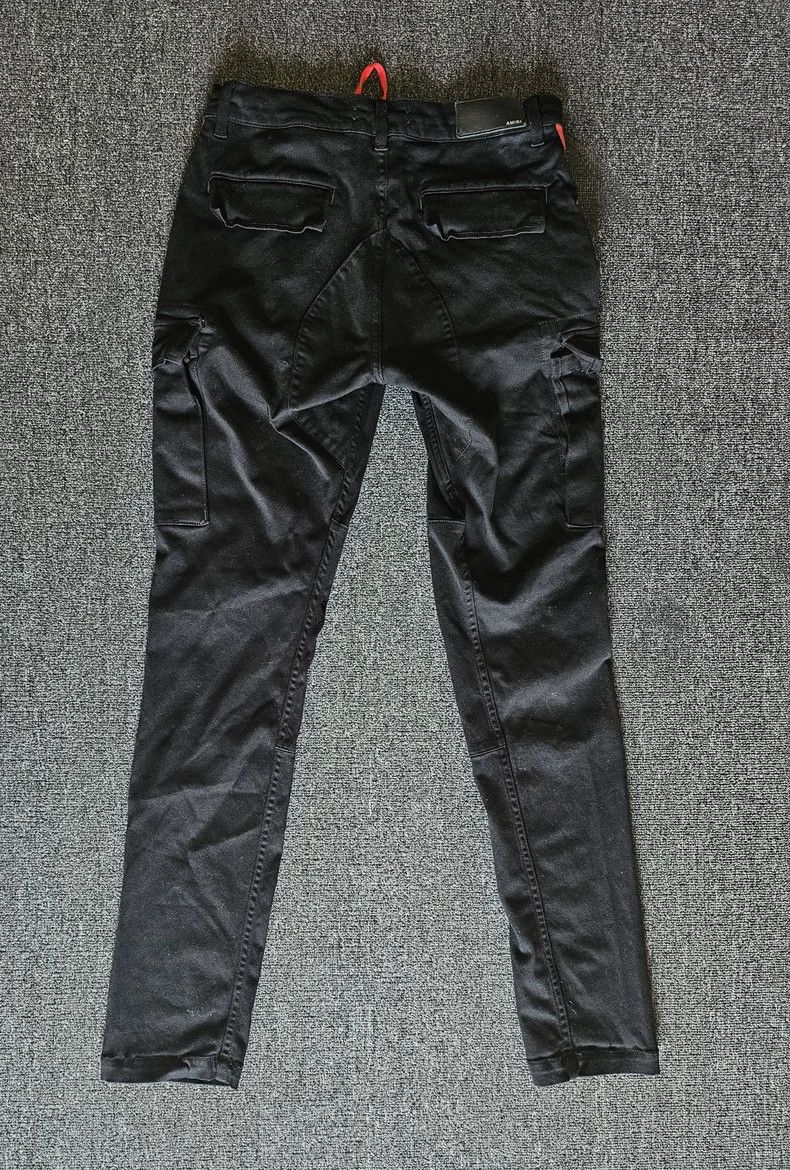 Amiri Amiri Black Jeans with Red Stripes Size US 31 - 3 Thumbnail