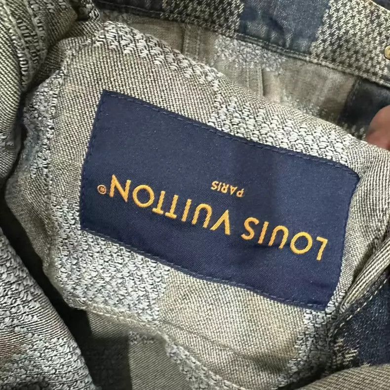 Louis Vuitton Louis Vuitton Checkered Denim Jacket Size US L / EU 52-54 / 3 - 4 Thumbnail