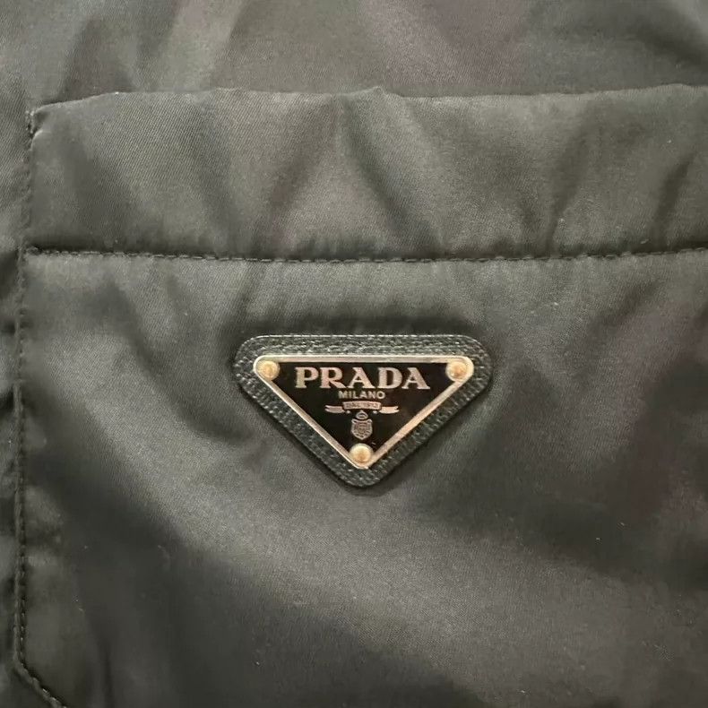 Prada Prada Logo Short Sleeve Nylon Shirt Size US M / EU 48-50 / 2 - 3 Thumbnail