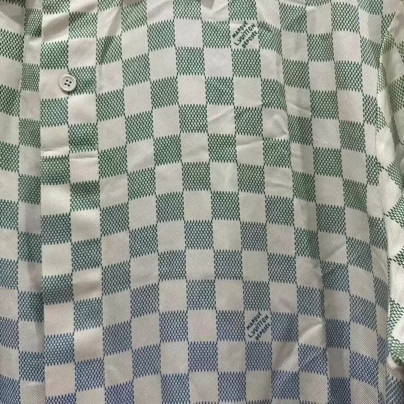 Louis Vuitton Louis Vuitton Checker Pattern Polo Shirt Size US XL / EU 56 / 4 - 3 Thumbnail