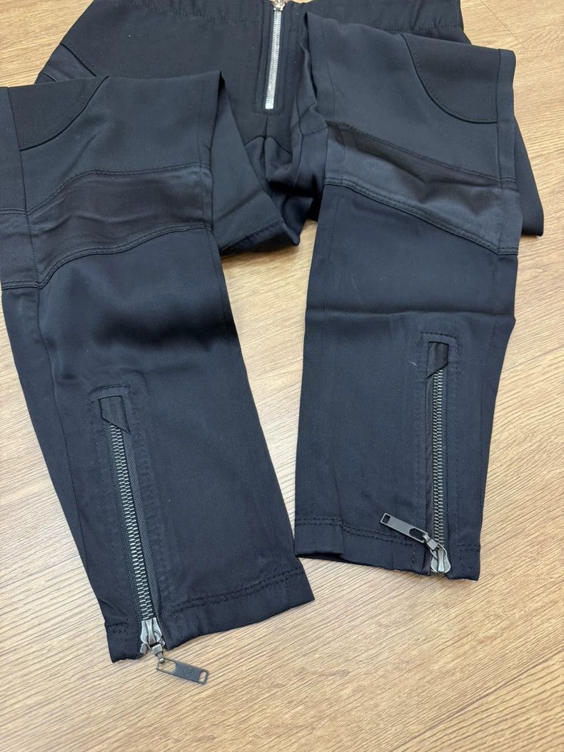 Louis Vuitton Louis Vuitton Black Motorcycle Pants with Zippers Size US 34 / EU 50 - 2 Thumbnail