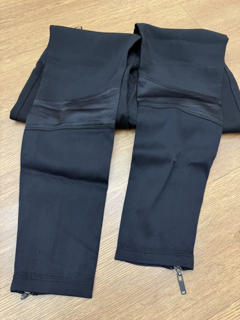 Louis Vuitton Louis Vuitton Black Motorcycle Pants with Zippers Size US 34 / EU 50 - 6 Thumbnail