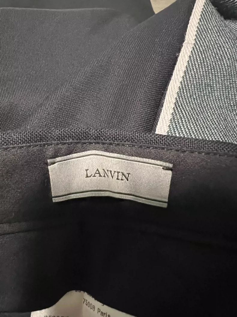 Lanvin LANVIN Men's Casual Pants with Side Stripes Size US 44 / EU 60 - 4 Thumbnail