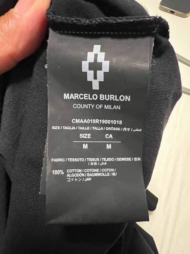 Marcelo Burlon Marcelo Burlon Men's Casual Short Sleeve T-Shirt Size US M / EU 48-50 / 2 - 5 Thumbnail