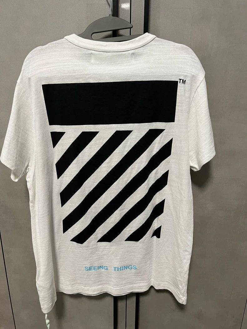 Off-White OFF White Men's Casual Short Sleeve T-Shirt Size US XS / EU 42 / 0 - 2 Thumbnail