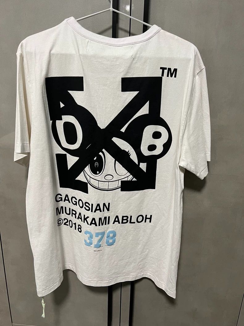 Off-White Off White Murakami Men's Casual Short Sleeve T-Shirt Size US L / EU 52-54 / 3 - 2 Thumbnail