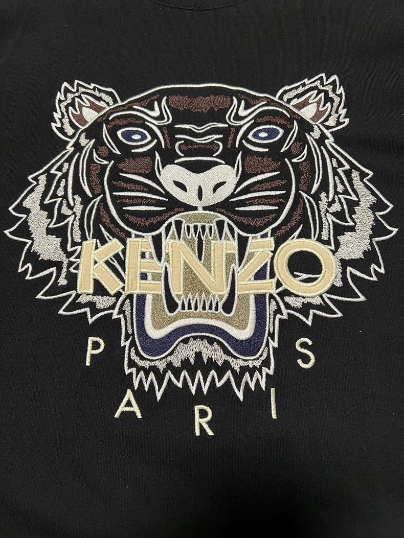 Kenzo KENZO Tiger Head Embroidered T-Shirt XL Size US XL / EU 56 / 4 - 3 Thumbnail
