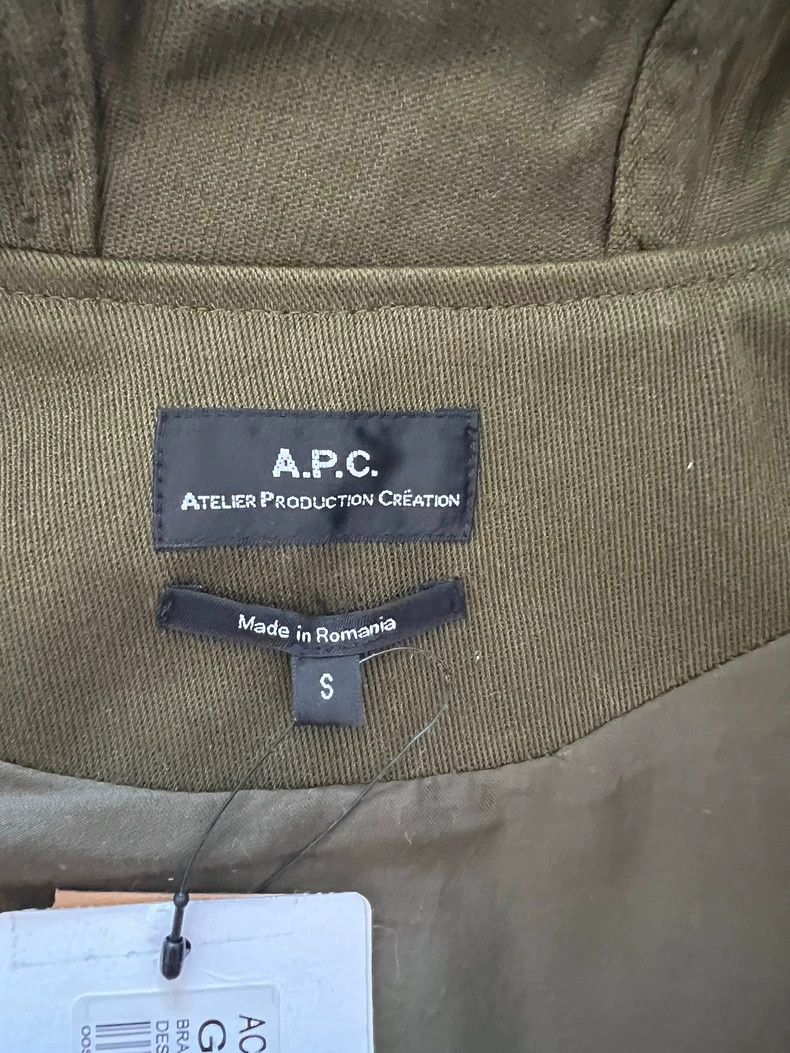 A.P.C. APC Olive Green Windbreaker Coat Size S Size US S / EU 44-46 / 1 - 3 Thumbnail