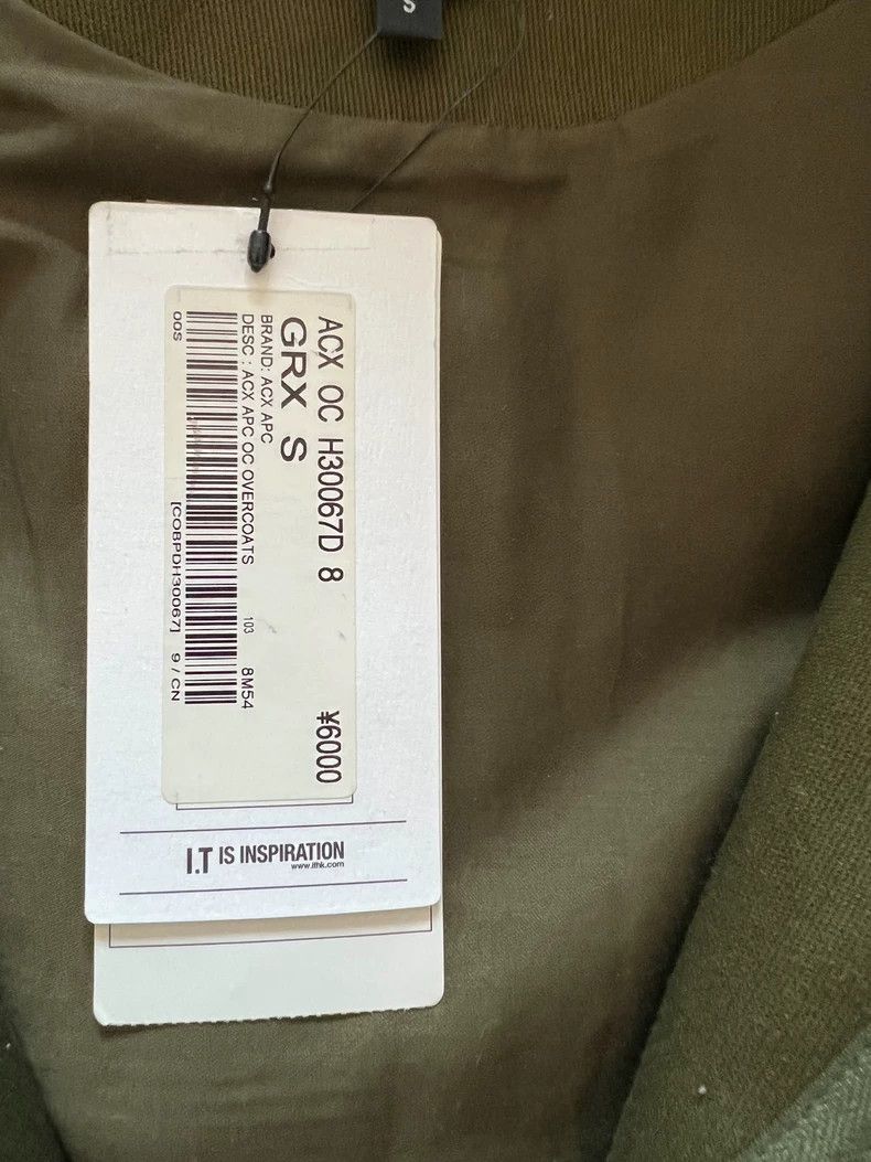 A.P.C. APC Olive Green Windbreaker Coat Size S Size US S / EU 44-46 / 1 - 4 Thumbnail