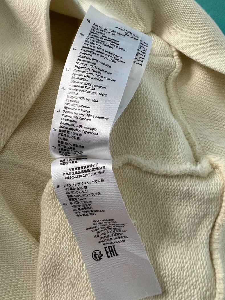 Sandro Sandro Men’s Beige Embroidered Knit Sweatshirt Size US M / EU 48-50 / 2 - 8 Thumbnail
