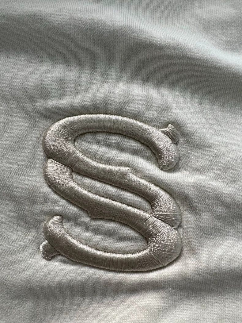 Sandro Sandro Men’s Beige Embroidered Knit Sweatshirt Size US M / EU 48-50 / 2 - 3 Thumbnail