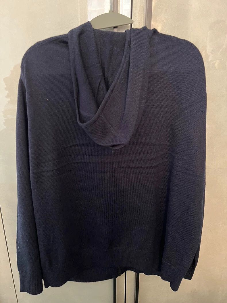 Calvin Klein 205W39NYC Calvin Klein Hooded Sweater in Navy Color Size US M / EU 48-50 / 2 - 2 Thumbnail