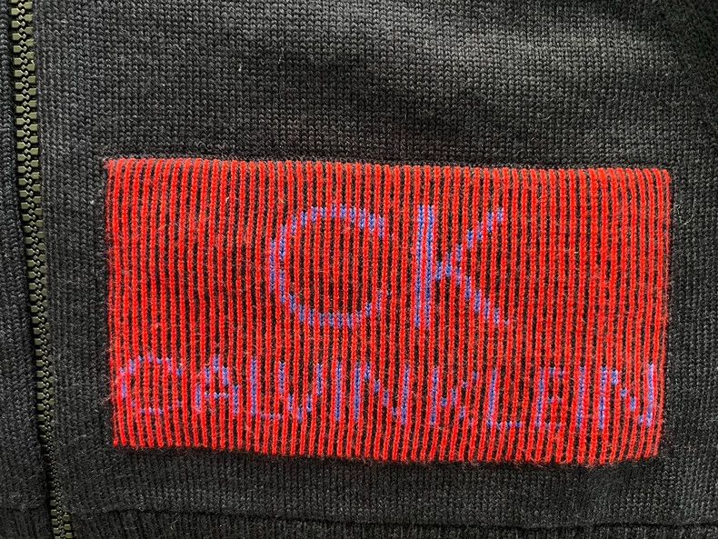 Calvin Klein 205W39NYC Calvin Klein Hooded Sweater in Navy Color Size US M / EU 48-50 / 2 - 3 Thumbnail