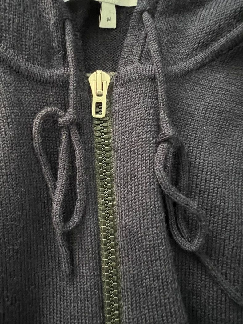 Calvin Klein 205W39NYC Calvin Klein Hooded Sweater in Navy Color Size US M / EU 48-50 / 2 - 4 Thumbnail