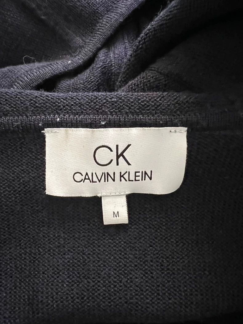 Calvin Klein 205W39NYC Calvin Klein Hooded Sweater in Navy Color Size US M / EU 48-50 / 2 - 5 Thumbnail