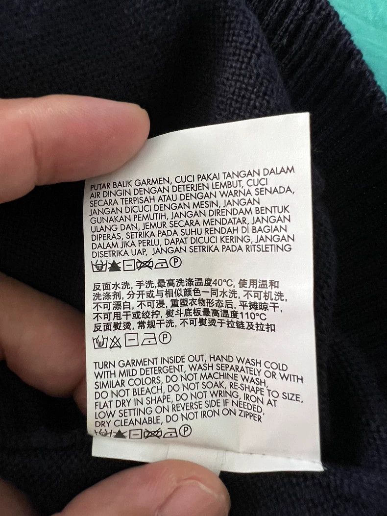 Calvin Klein 205W39NYC Calvin Klein Hooded Sweater in Navy Color Size US M / EU 48-50 / 2 - 7 Thumbnail