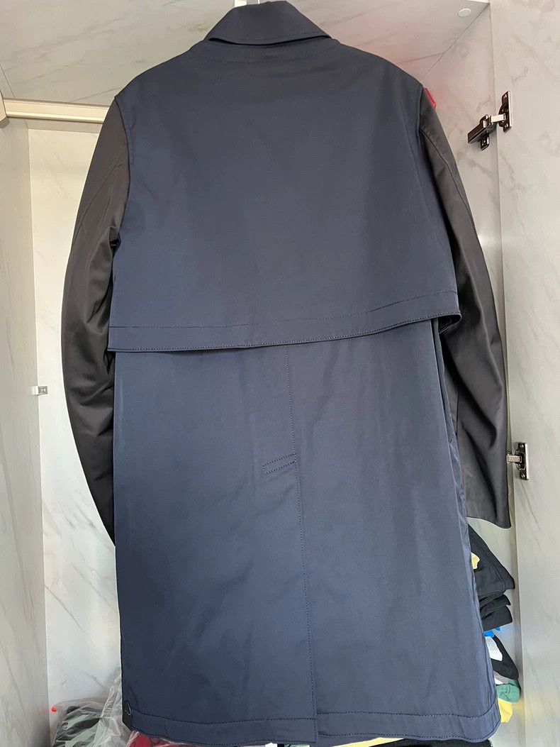 Coach Coach Men's Long Overcoat in Blue Black Size US L / EU 52-54 / 3 - 2 Thumbnail