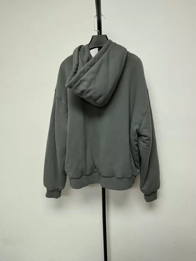 Miu Miu Miu Miu Graphite Gray Hooded Cotton Jacket Size US S / EU 44-46 / 1 - 2 Thumbnail