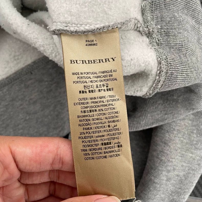 Burberry Burberry men's casual fleece sweatshirt L size Size US L / EU 52-54 / 3 - 3 Thumbnail