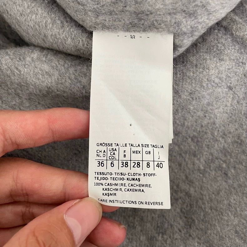 Celine MaxMara Gray Coat Size 40 Size US M / EU 48-50 / 2 - 2 Thumbnail
