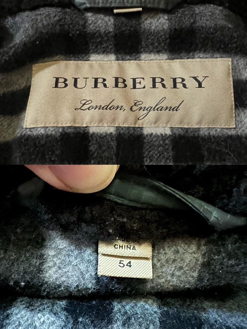 Burberry Burberry Classic Lamb Fur Collar Flight Jacket Size US XXL / EU 58 / 5 - 5 Thumbnail