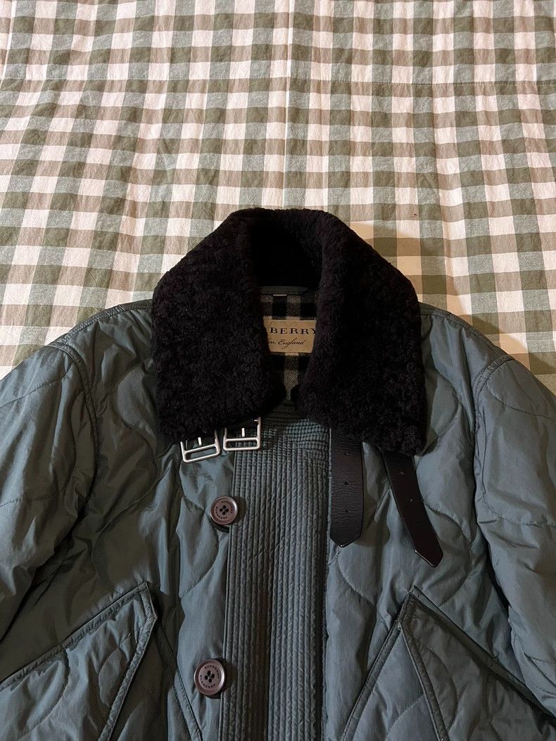 Burberry Burberry Classic Lamb Fur Collar Flight Jacket Size US XXL / EU 58 / 5 - 2 Thumbnail