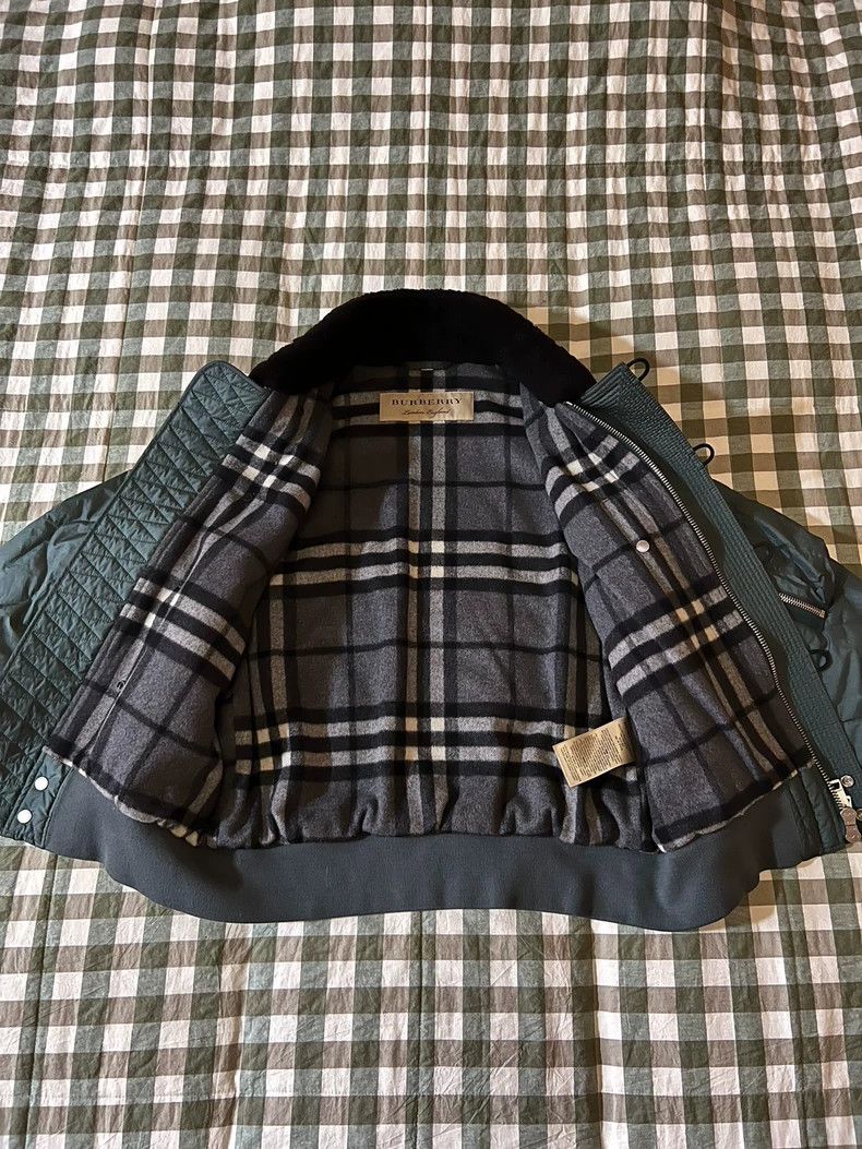 Burberry Burberry Classic Lamb Fur Collar Flight Jacket Size US XXL / EU 58 / 5 - 4 Thumbnail