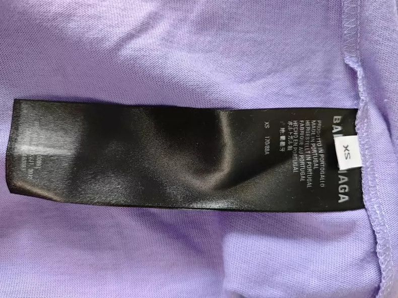 Balenciaga Balenciaga Purple Short Sleeve T-Shirt Size XS Size US XS / EU 42 / 0 - 3 Thumbnail
