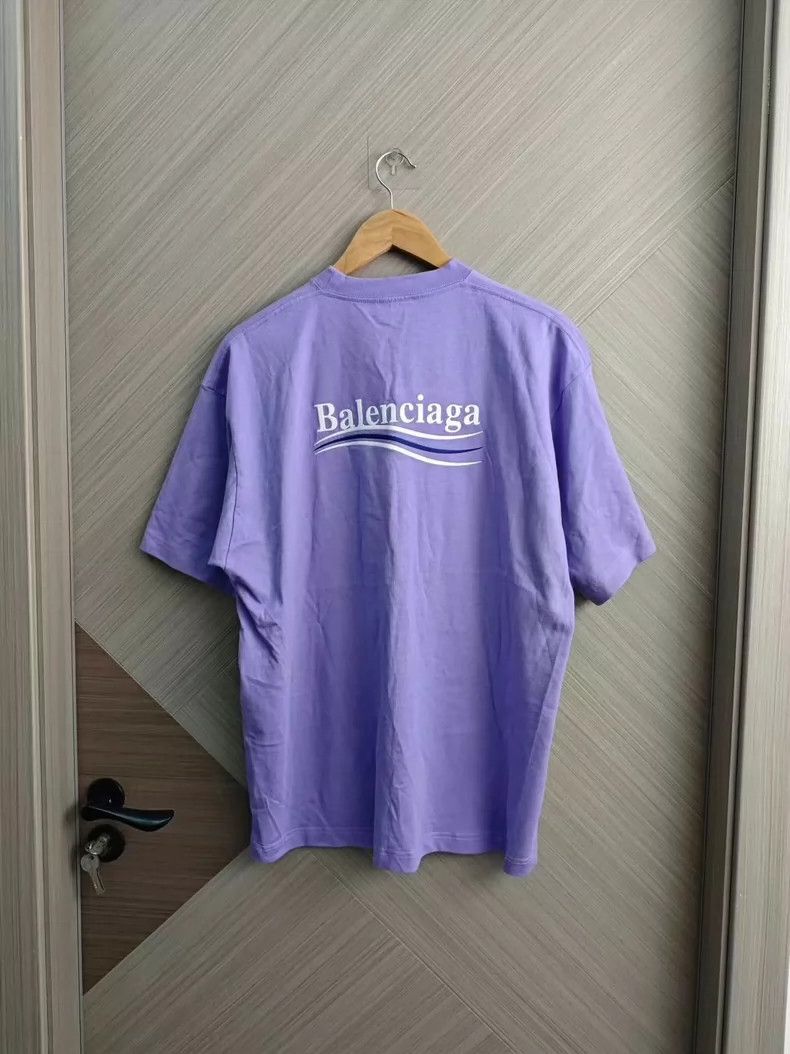Balenciaga Balenciaga Purple Short Sleeve T-Shirt Size XS Size US XS / EU 42 / 0 - 2 Thumbnail