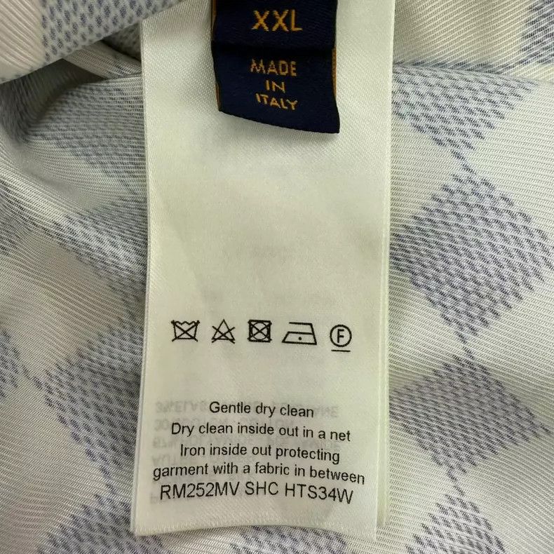 Louis Vuitton LV Louis Vuitton Damier Logo Short Sleeve Polo Size US XXL / EU 58 / 5 - 5 Thumbnail