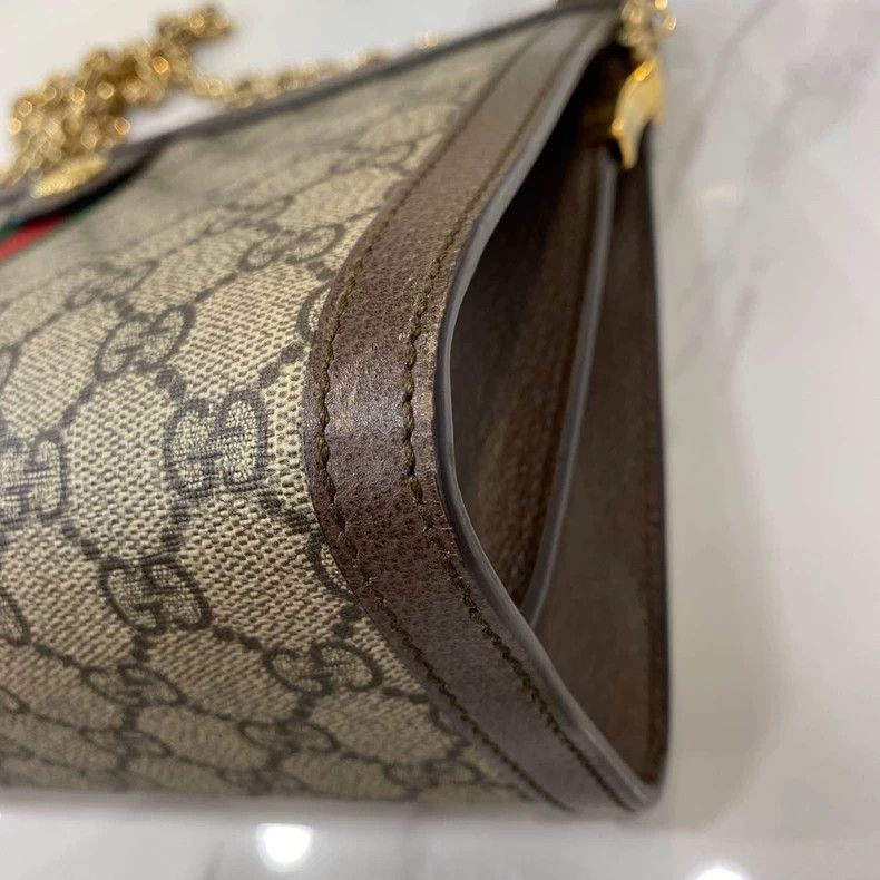 Gucci Gucci Ophidia GG Large Chain Clutch Bag Size ONE SIZE - 6 Thumbnail