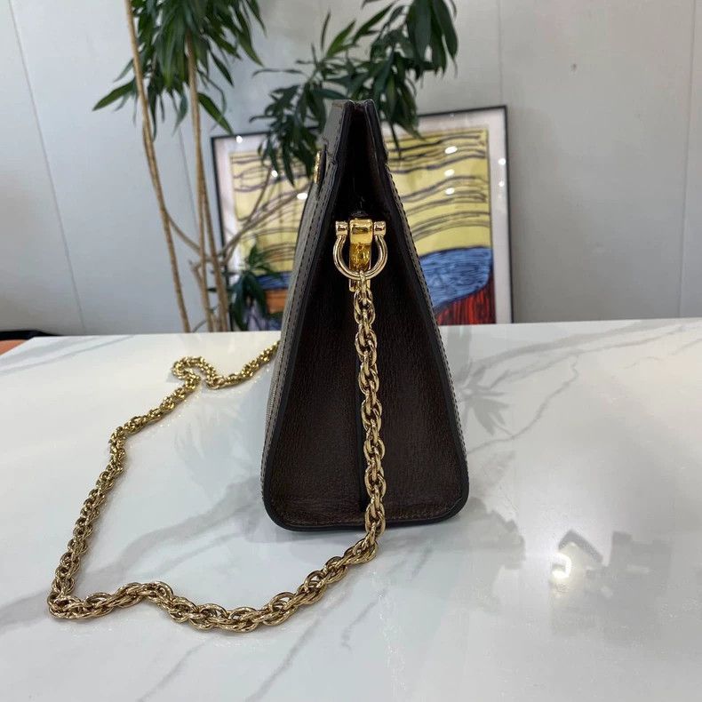 Gucci Gucci Ophidia GG Large Chain Clutch Bag Size ONE SIZE - 3 Thumbnail